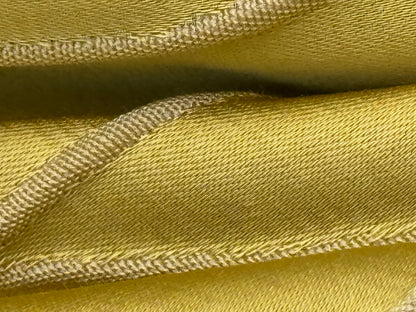 1.2 yards Scalamandre Lelievre Reso Lotus Yellow Gold Large Jacquard Geometric Viscose Cotton MSRP USD495/y