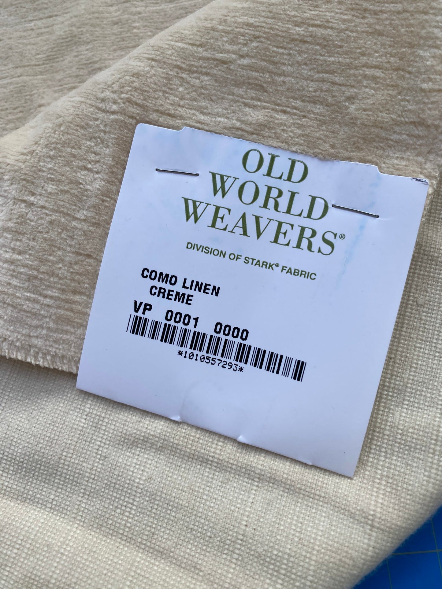 5 Berkbox83 Square Velvet by Old World Weavers Como Linen Creme Beige Texture MSRP USD 354/y