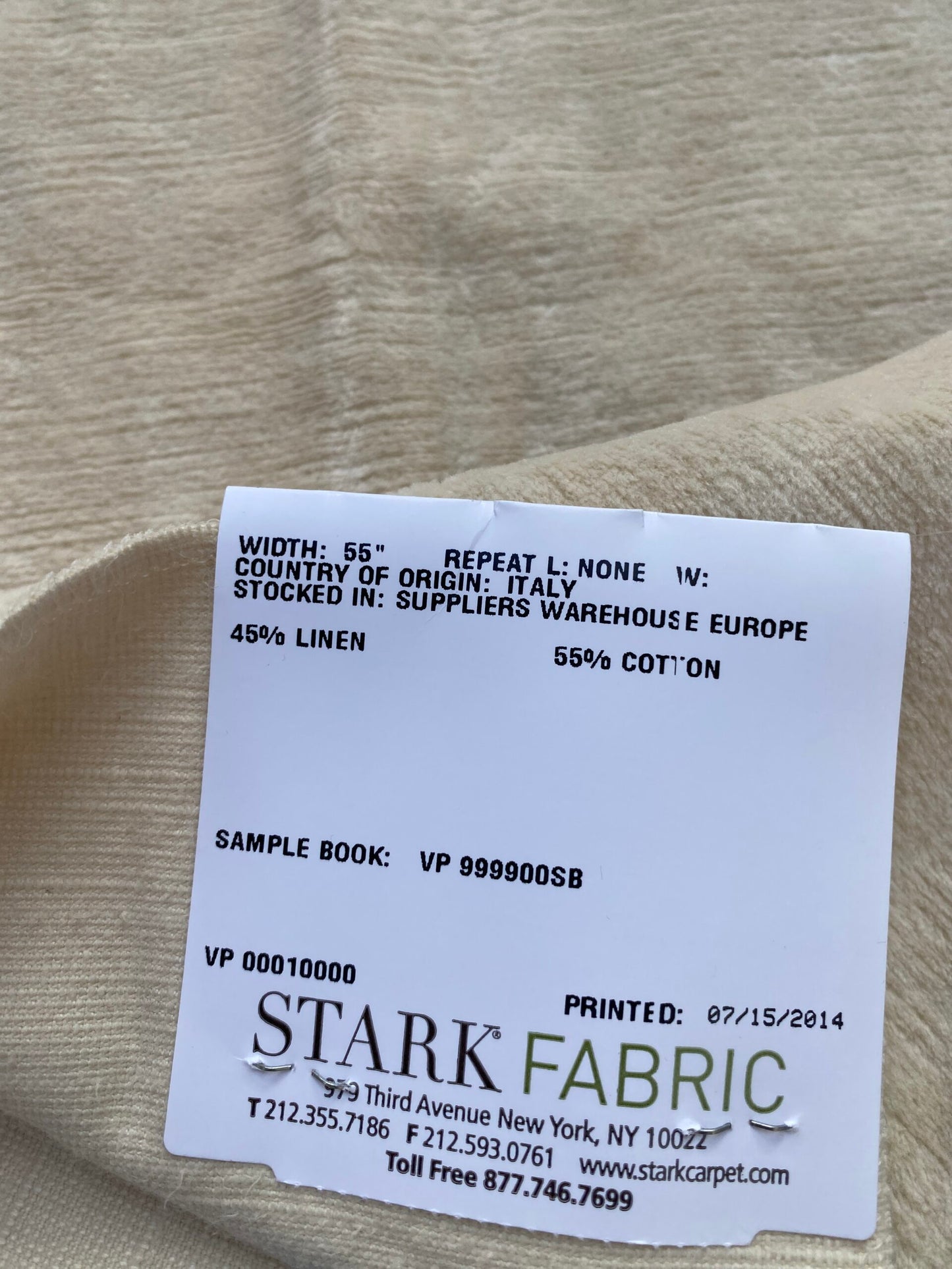 5 Berkbox83 Square Velvet by Old World Weavers Como Linen Creme Beige Texture MSRP USD 354/y