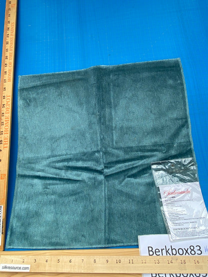 8 Berkbox83 Square Velvet by Scalamandre Bay Velvet Surf Blue Outdoor Solid Texture MSRP USD 280/y