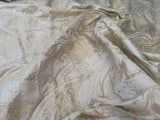 1.4 yards Scalamandre Lelievre Nami Vermeil Large Jacquard Abstract Linen Silk Cream White