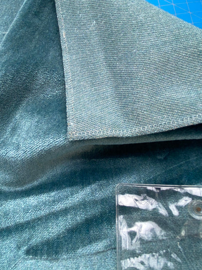 8 Berkbox83 Square Velvet by Scalamandre Bay Velvet Surf Blue Outdoor Solid Texture MSRP USD 280/y