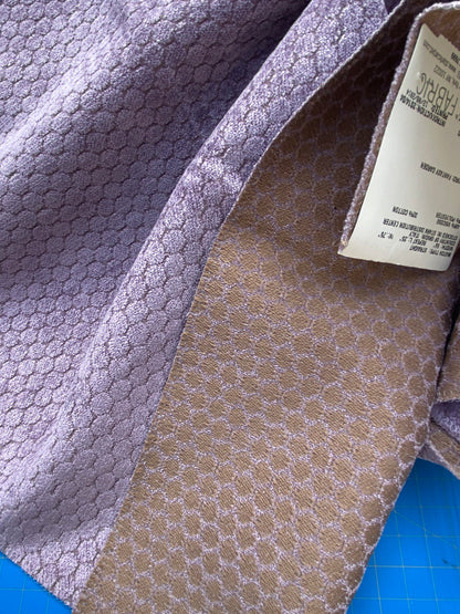 10 Berkbox83 Square Velvet by Grey Watrkins Monterosso Lavender Purple Small Scale Dots Circle 1.1yd x 25"W MSRP USD192/y