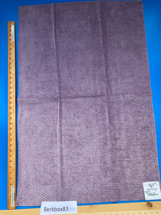 12 Berkbox83 Square Velvet by Grey Watrkins Monterosso Lavender Purple Small Scale Dots Circle MSRP USD192/y