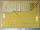 1.2 yards Scalamandre Lelievre Reso Lotus Yellow Gold Large Jacquard Geometric Viscose Cotton MSRP USD495/y