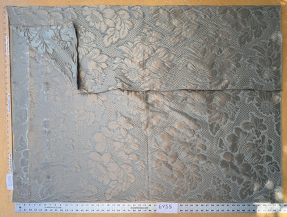 1.4 yards Scalamandre Tassinari and Chatel Volanges Opale Blue Brown 100% Silk Damask MSRP USD1354/y