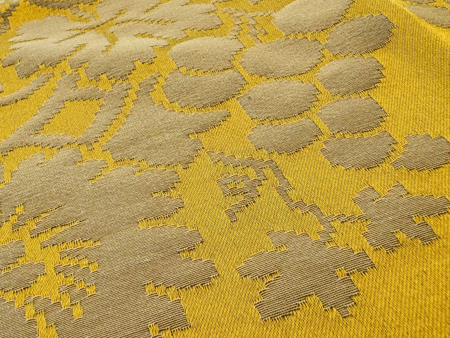 1.5y Scalamandre Gold Yellow Damask French Court Silk Renaissance