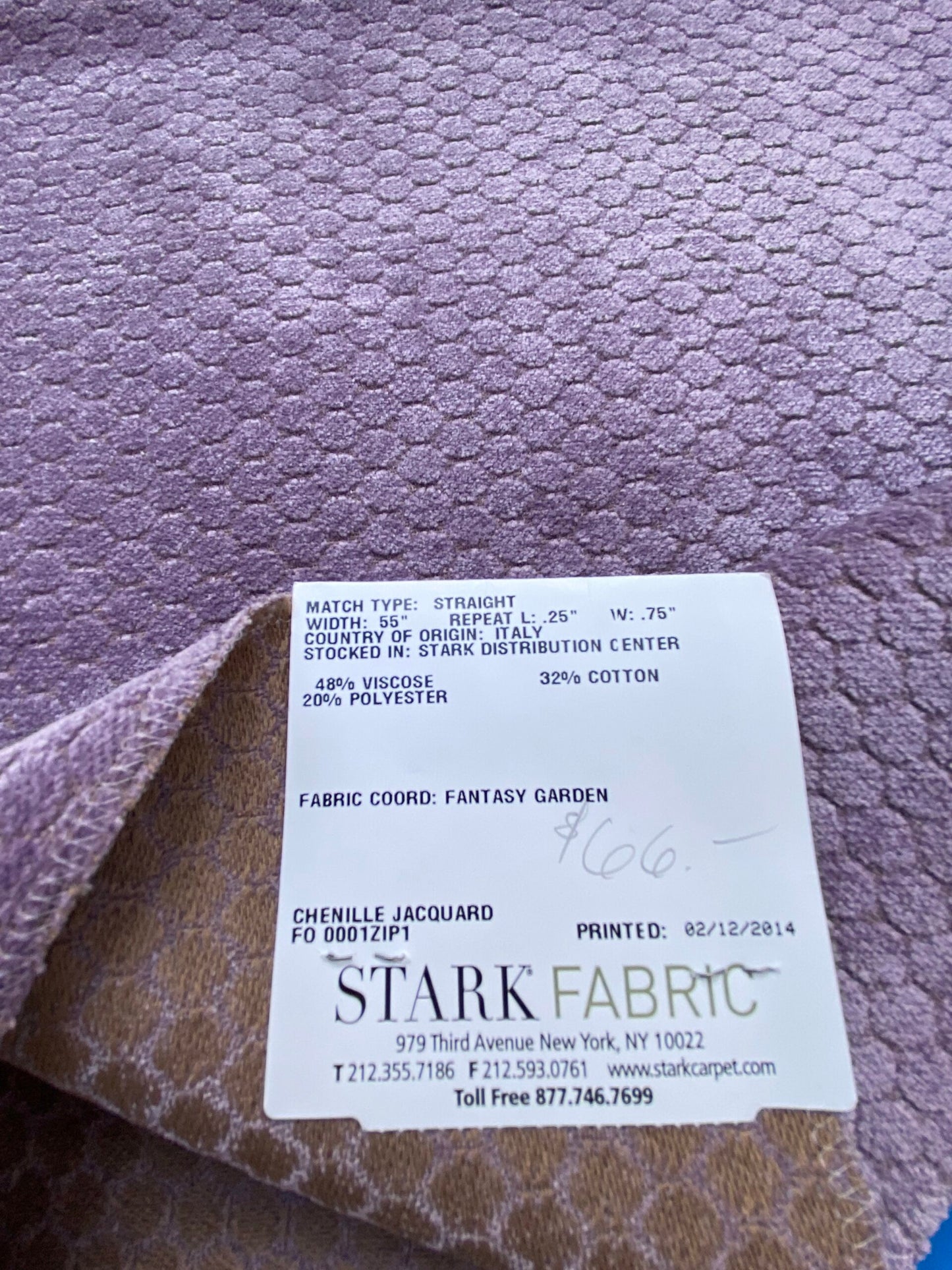 15 Berkbox83 Square Velvet by Grey Watrkins Monterosso Lavender Purple Small Scale Dots Circle MSRP USD192/y