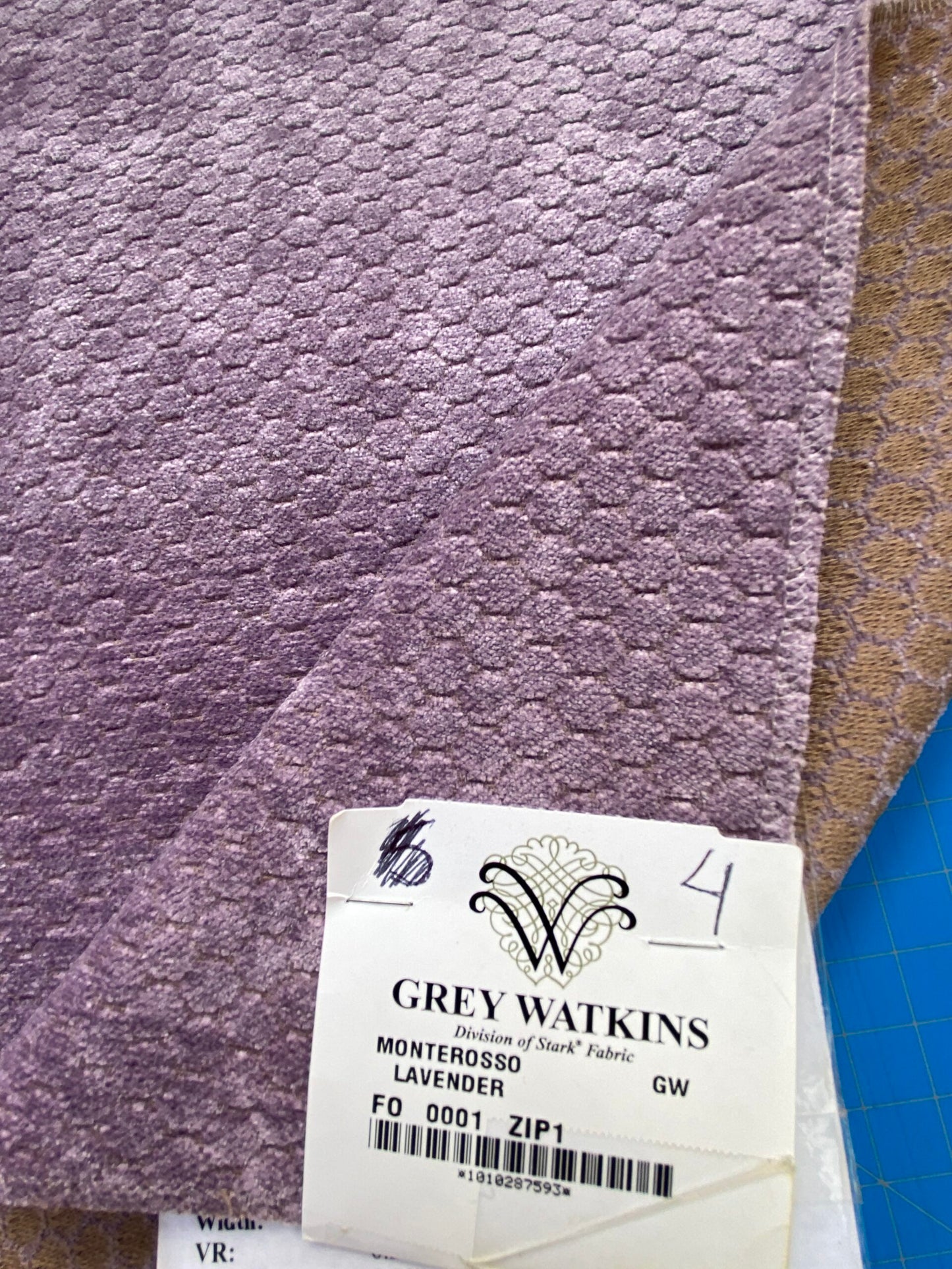 15 Berkbox83 Square Velvet by Grey Watrkins Monterosso Lavender Purple Small Scale Dots Circle MSRP USD192/y