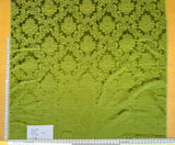 2.4y Scalamandre Tassinari &amp; Chatel Light Green Silk Damask Botanical Floral French Court Renaissance