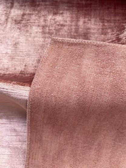 16 Berkbox83 Square Velvet by Old World Weavers Taos Silicon Finis Rosewood Brown Solid Texture MSRP USD210/y