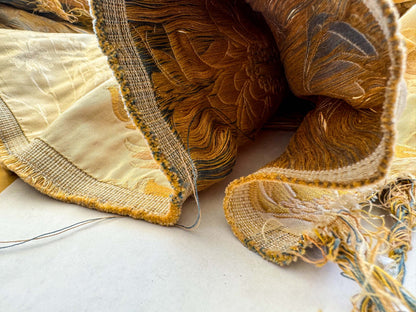 22" x 56"  Scalamandre Flowers Beige Floral Botanical Tree Foliage