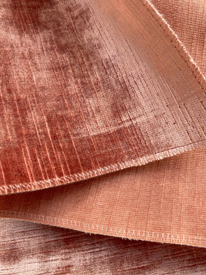 23 Berkbox83 Square Velvet by Old World Weavers Taos Silicon Finis Rosewood Pink Solid Texture MSRP USD210/y