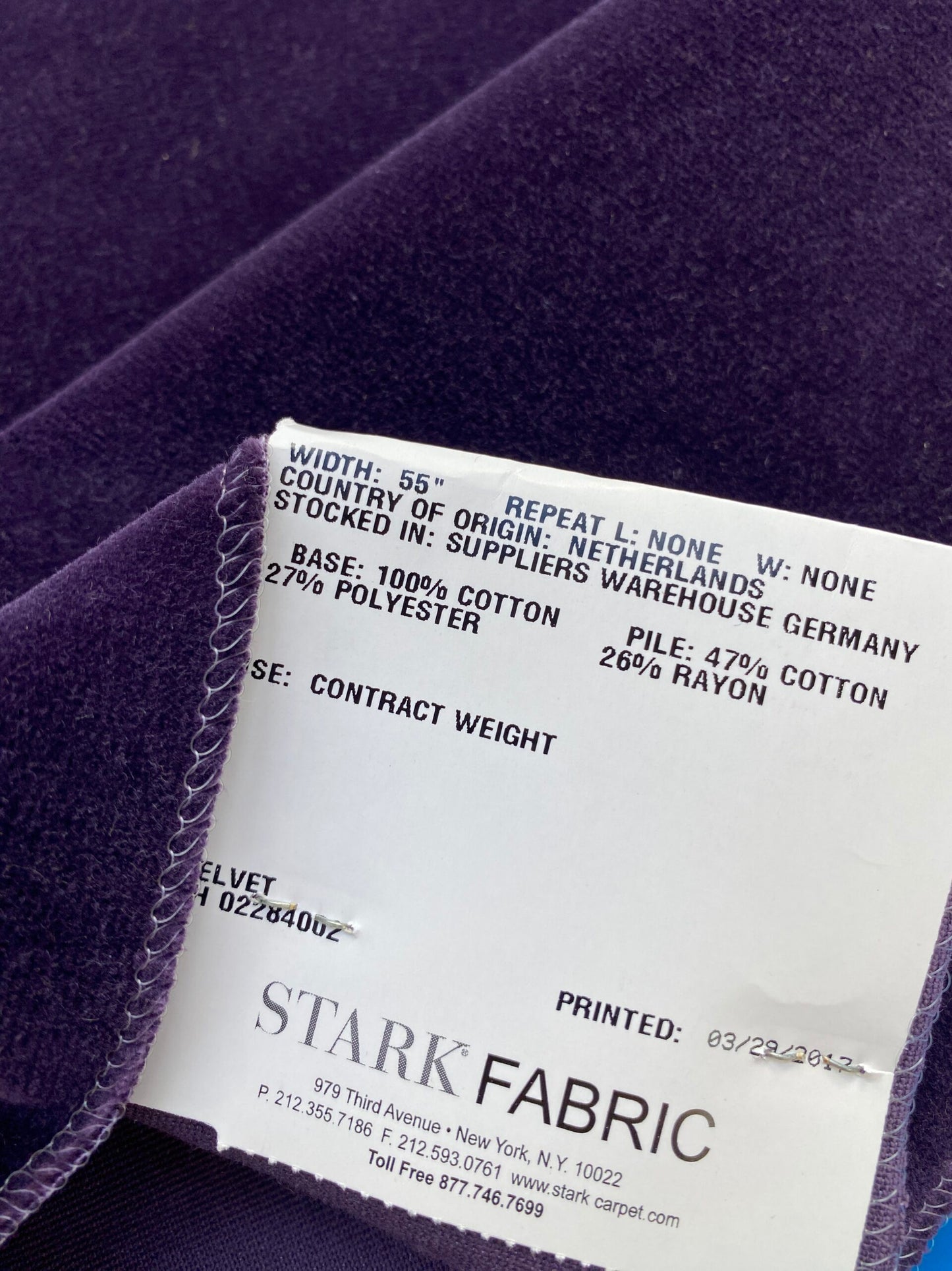 26 Berkbox83 Square Velvet by Christian Fischbacher Visconte II Beach Plum Purple Solid 26"L x 26"W MSRP USD 300+/y