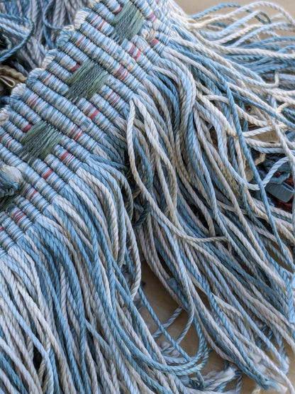 Scalamandre Gripsholm Fringe Silk in Sage Coral Blue Green Pink Tassel MSRP$300+/y