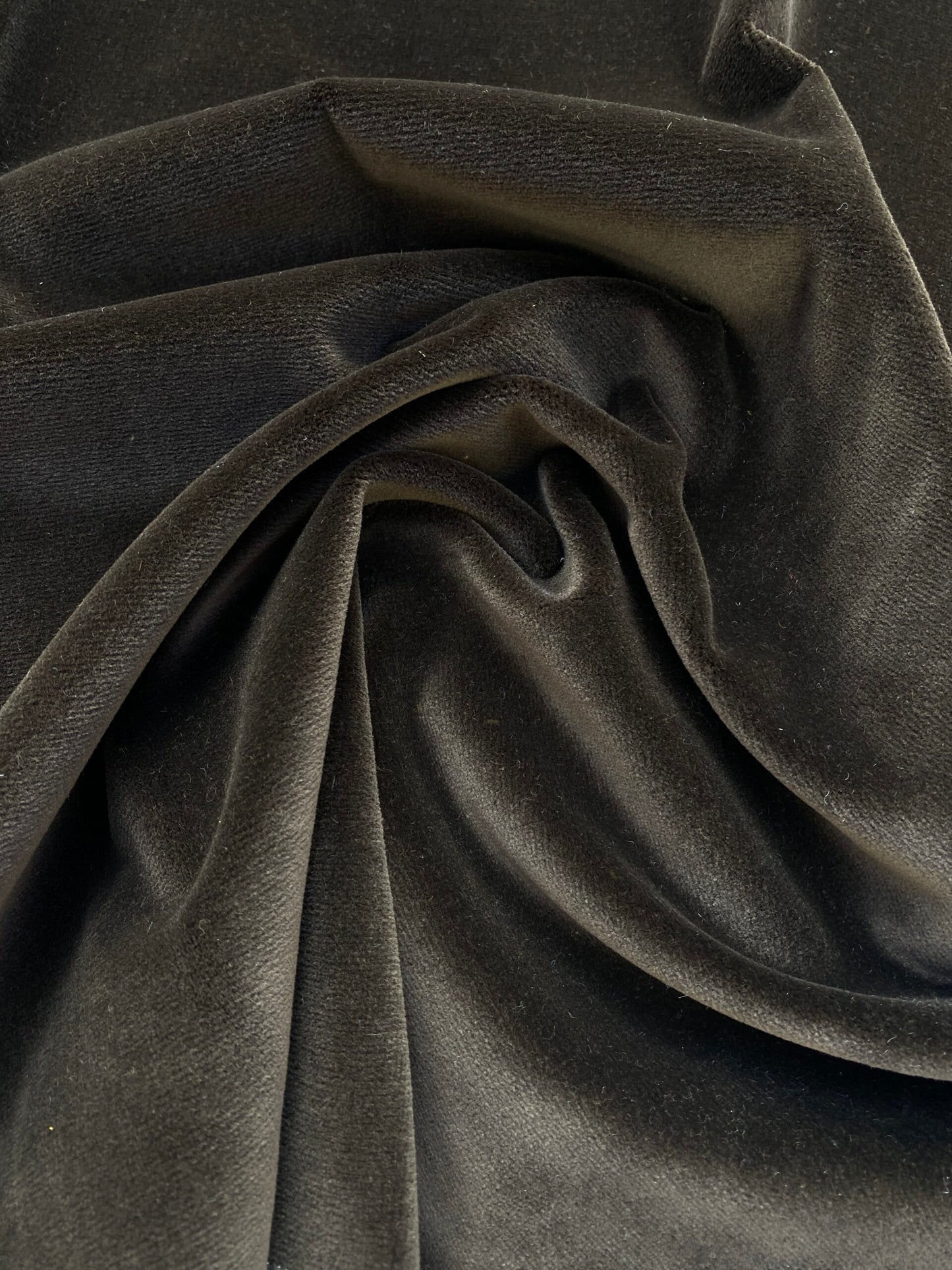 29 Berkbox83 Square Velvet by Christian Fischbacher Visconte II Dark Chocolate Deep Brown Solid 26"L x 26"W MSRP USD 300+/y