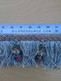 Scalamandre Gripsholm Fringe Silk in Sage Coral Blue Green Pink Tassel MSRP$300+/y