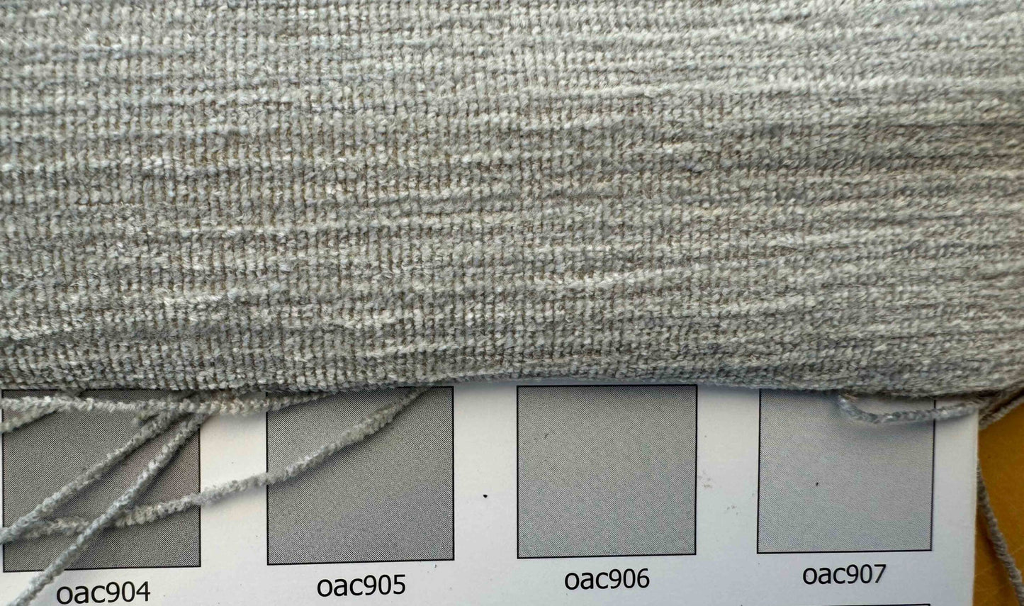 1 yard Scalamandre Solid Gray Strie Upholstery