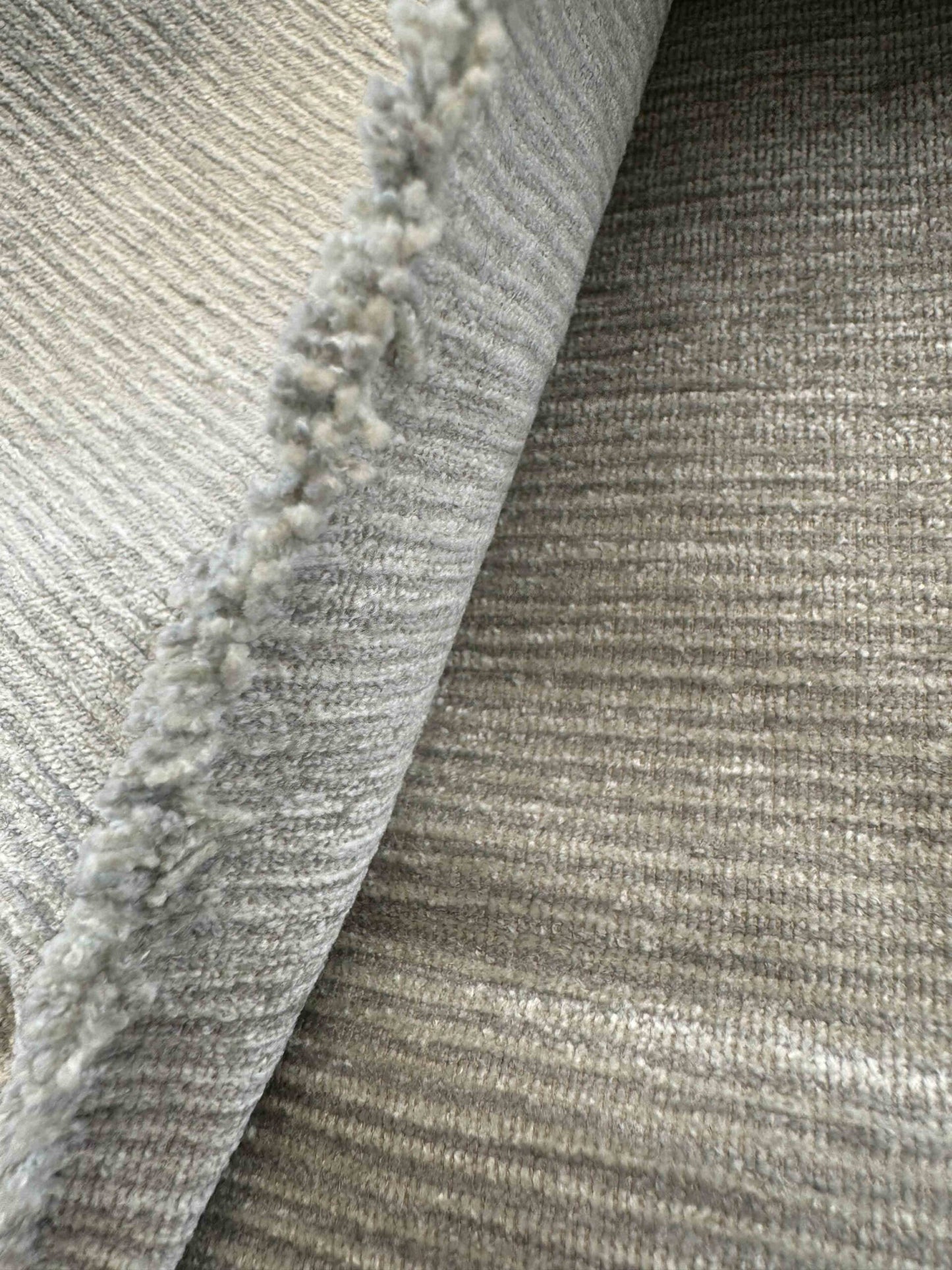 1 yard Scalamandre Solid Gray Strie Upholstery