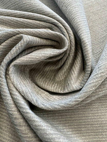 1 yard Scalamandre Solid Gray Strie Upholstery