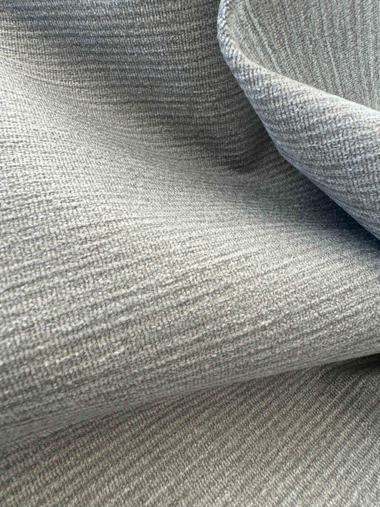 1 yard Scalamandre Solid Gray Strie Upholstery