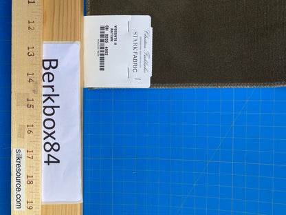 11 Berkbox84 Square Velvet by Christian Fischbacher Visconte II Rattan Gray Solid 26"L x 13"W MSRP USD 300+/y