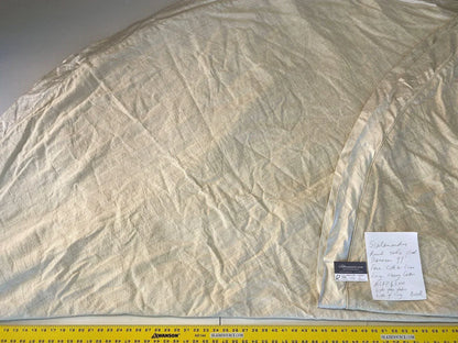 2 Boxr Scalamandre Silk Satin Ivory Round Table Cloth Table Skirt Huge 97" Diameter MSRP USD 2400+