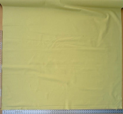 Scalamandre Alaska Giallo Limone Lemon Yellow 100% Cotton Solid - By the yard