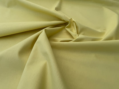 Scalamandre Alaska Giallo Limone Lemon Yellow 100% Cotton Solid - By the yard