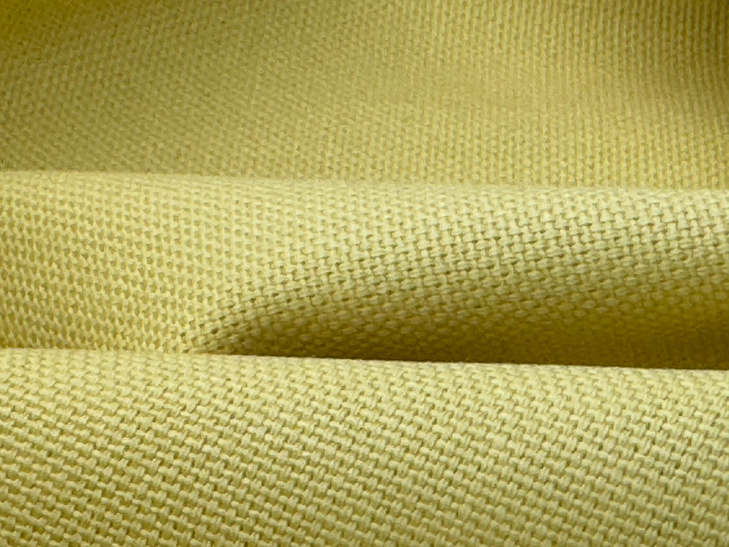 Scalamandre Alaska Giallo Limone Lemon Yellow 100% Cotton Solid - By the yard