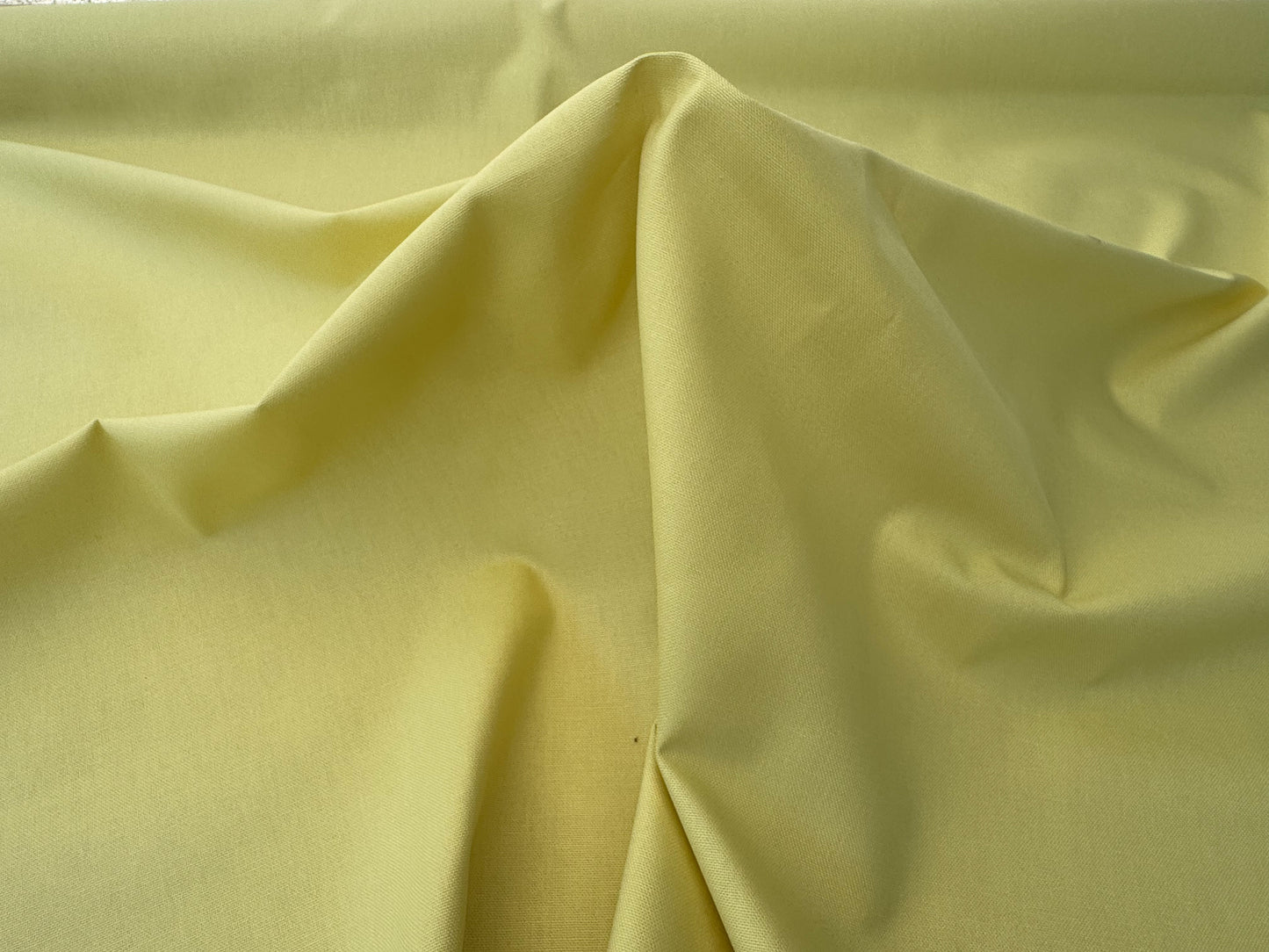 Scalamandre Alaska Giallo Limone Lemon Yellow 100% Cotton Solid - By the yard