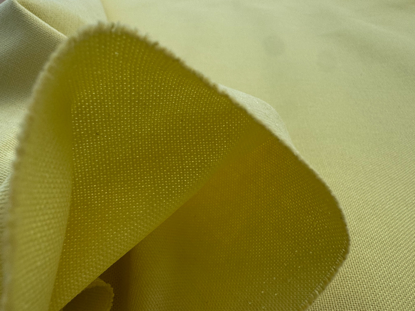 Scalamandre Alaska Giallo Limone Lemon Yellow 100% Cotton Solid - By the yard