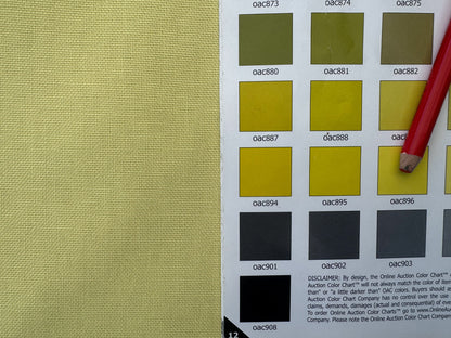 Scalamandre Alaska Giallo Limone Lemon Yellow 100% Cotton Solid - By the yard