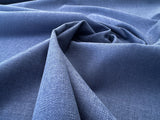 Scalamandre Alaska Blu 100% Cotton Solid Blue - By the yard