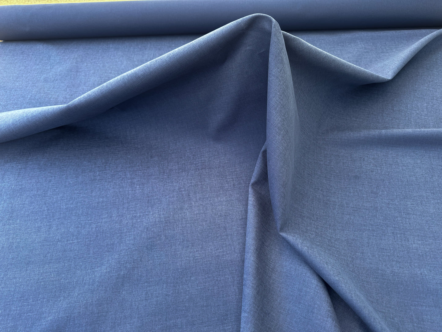 Scalamandre Alaska Blu 100% Cotton Solid Blue - By the yard