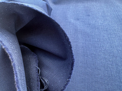 Scalamandre Alaska Blu 100% Cotton Solid Blue - By the yard