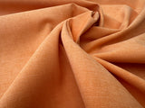 Scalamandre Alaska Arancio Chiaro 100% Cotton Solid Orange - By the yard