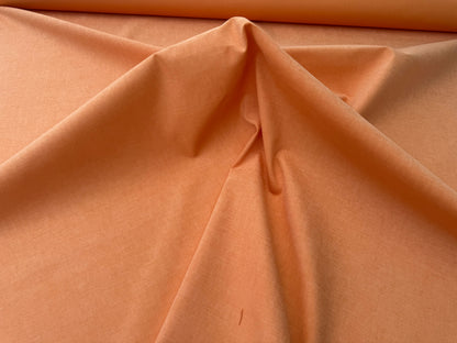 Scalamandre Alaska Arancio Chiaro 100% Cotton Solid Orange - By the yard