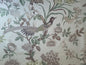 Scalamandre Oiseau des Exotique 100% Silk Print Flower and Birds Chnoiserie Tree of Life Beige Cream Green