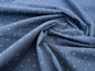 Scalamandre Casino Midnight Sand Blue White 100% Cotton Circle Small Scale - By the yard
