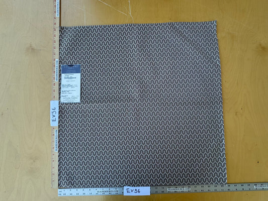 3 EV56 Square 25" x 25" Jacquard by Lelievre Strada Reversible Naturel Gray White Small Jacquard Small Scale Chevron Geometric MSRP USD 602/y