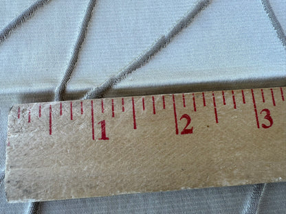 5 EV56 Square 24" x 25" Scalamandre Lelievre Paris Reso Email Cream White Large Jacquard Geometric