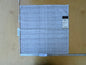 6 EV56 Square 25" x 25" Scalamandre Lelievre Paris  Pietra Platine Gray White 100% Polyester Small Scale Texture