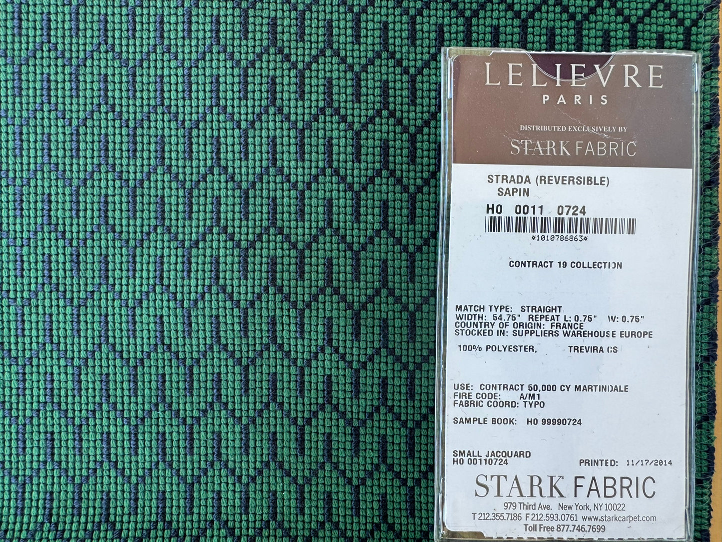 14 EV56 Square 25" x 25" Scalamandre Jacquard by Lelievre Strada Reversible Sapin Green Pink Small Jacquard Small Scale Chevron Geometric MSRP USD 602/y