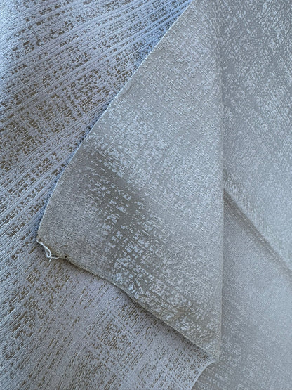 15 EV56 Square 25" x 25" Scalamandre Lelievre Paris  Pietra Vermeil  Gray Beige 100% Polyester Small Scale Texture