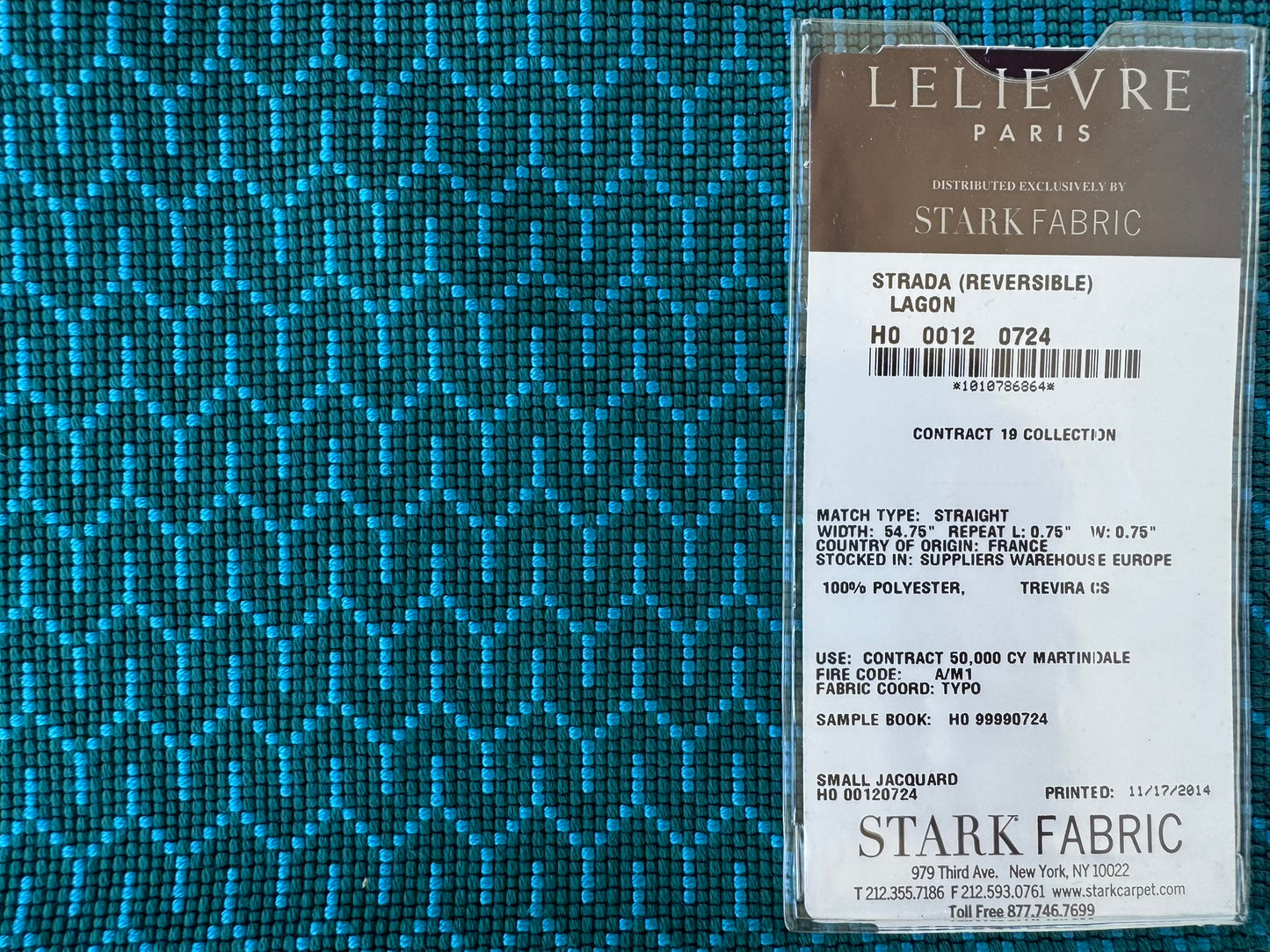 16 EV56 Square 25" x 25" Scalamandre Jacquard by Lelievre Strada Reversible Lagon Blue Green Pink Small Jacquard Small Scale Chevron Geometric MSRP USD 602/y