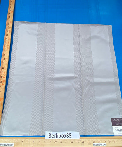 34 Berkbox85 Square Jacquard by Lelievre Paris Colonne Perle White  Stripe MSRP USD444/y