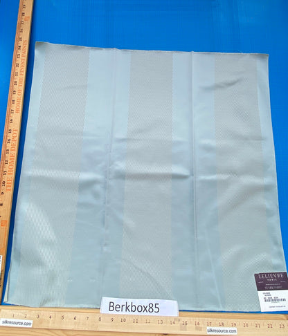 35 Berkbox85 Square Jacquard by Lelievre Paris Colonne Aurore Light Blue Stripe MSRP USD444/y