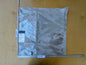 18 EV56 Square 25" x 25" Scalamandre Lelievre Paris Metalo Glacier Silver Gray Abstract 100% Polyester