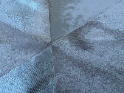 18 EV56 Square 25" x 25" Scalamandre Lelievre Paris Metalo Glacier Silver Gray Abstract 100% Polyester